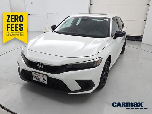 White 2022 Honda Civic SI
