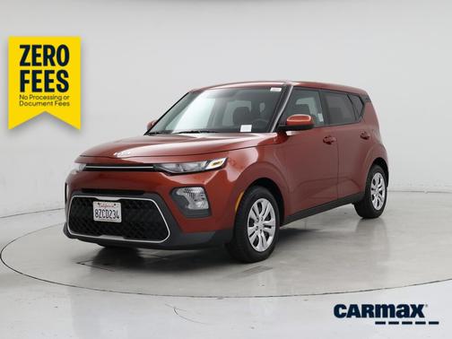 Orange 2022 Kia Soul LX
