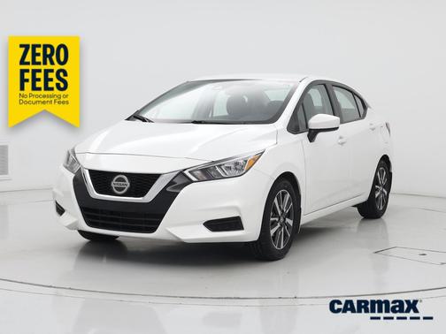 White 2022 Nissan Versa SV
