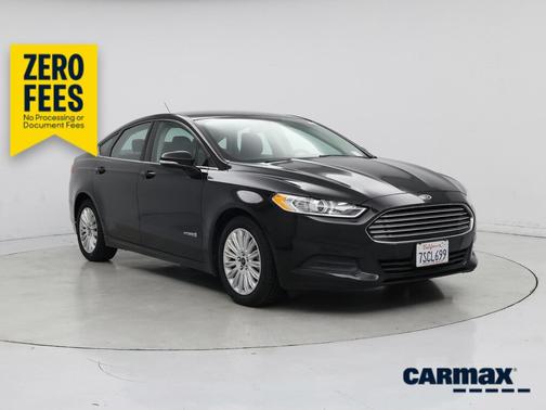 Black 2016 Ford Fusion Hybrid SE