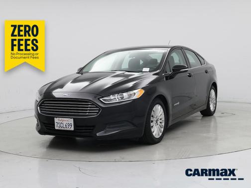 Black 2016 Ford Fusion Hybrid SE
