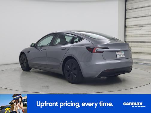 Gray 2025 Tesla Model 3 Long Range