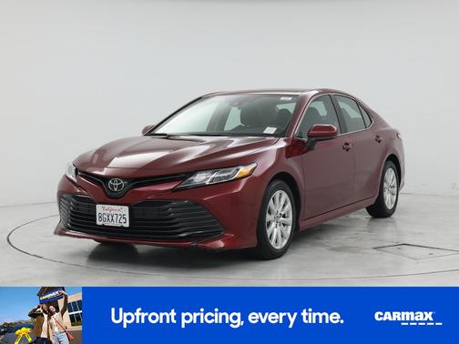 Red 2019 Toyota Camry LE