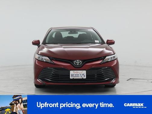 Red 2019 Toyota Camry LE