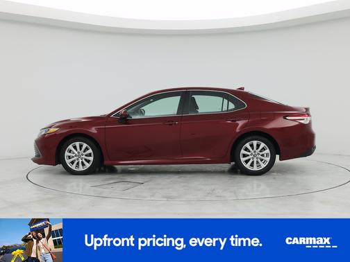 Red 2019 Toyota Camry LE