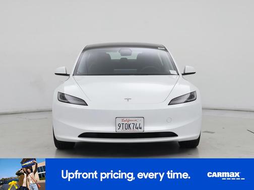 White 2025 Tesla Model 3 Long Range