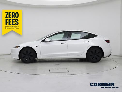 White 2025 Tesla Model 3 Long Range