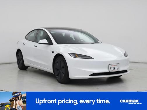 White 2025 Tesla Model 3 Long Range