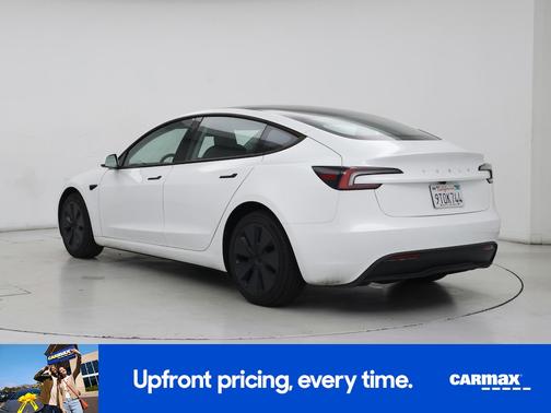 White 2025 Tesla Model 3 Long Range