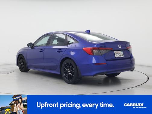 Blue 2022 Honda Civic Sport