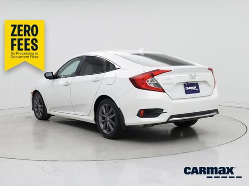 White 2020 Honda Civic EX-L