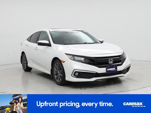 White 2020 Honda Civic EX-L