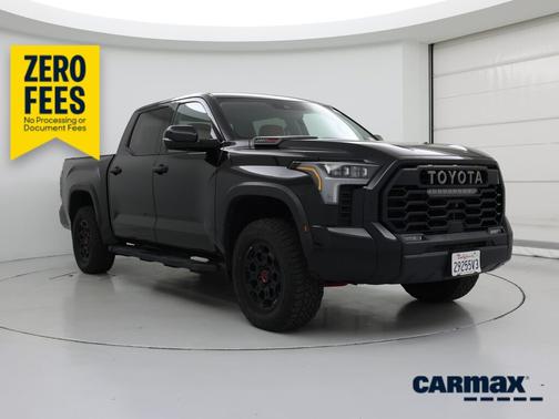 Black 2023 Toyota Tundra Hybrid TRD Pro