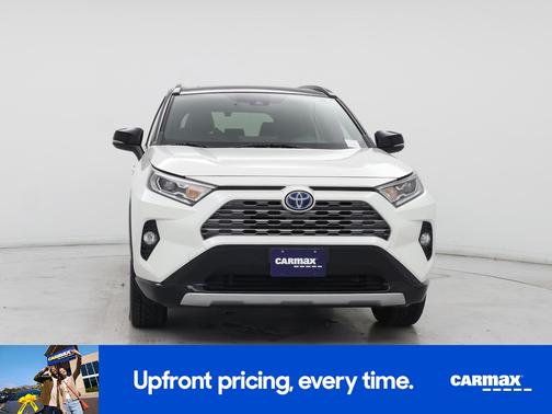 White 2020 Toyota RAV4 Hybrid XSE