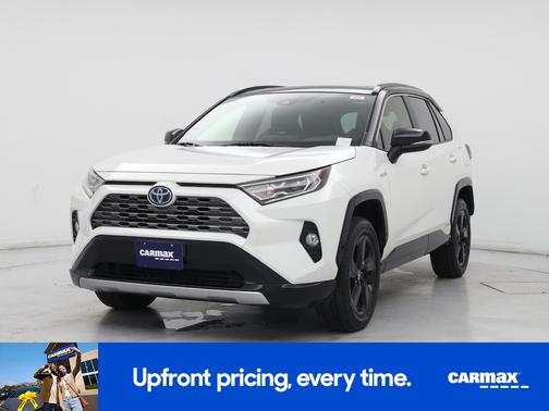 White 2020 Toyota RAV4 Hybrid XSE
