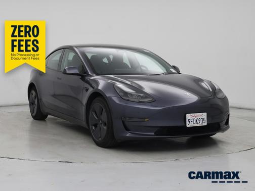 Gray 2023 Tesla Model 3