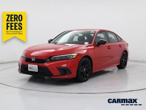 Red 2024 Honda Civic Sport