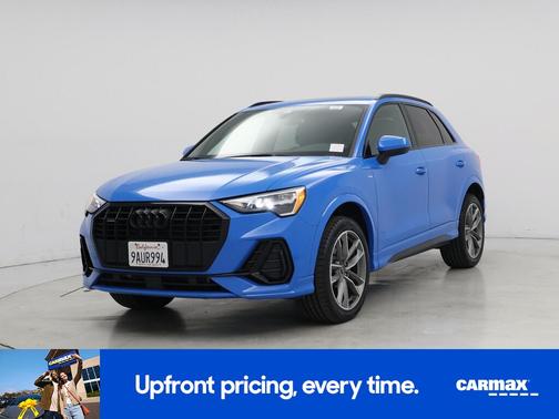 Blue 2022 Audi Q3 S-Line Premium