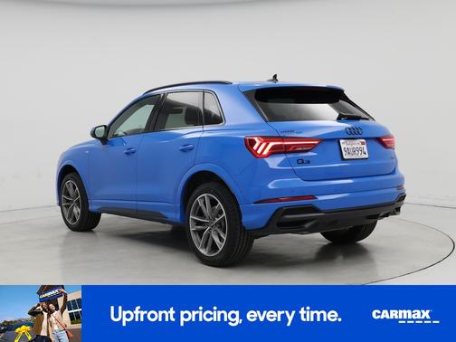 Blue 2022 Audi Q3 S-Line Premium
