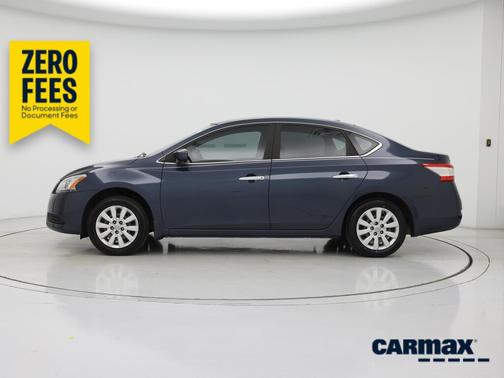 Blue 2015 Nissan Sentra SV