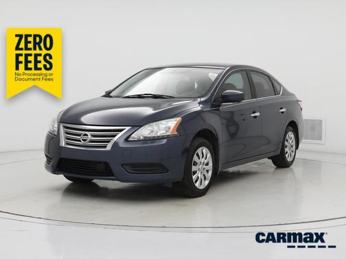 Blue 2015 Nissan Sentra SV