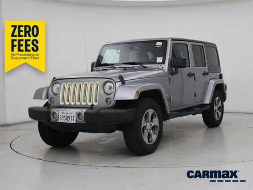 Silver 2018 Jeep Wrangler Unlimited Sahara