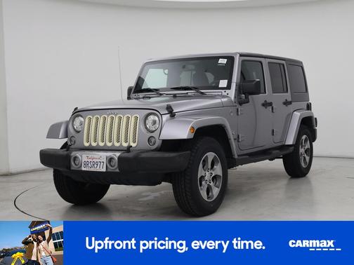 Silver 2018 Jeep Wrangler Unlimited Sahara