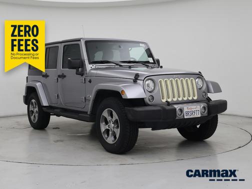 Silver 2018 Jeep Wrangler Unlimited Sahara