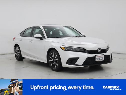 White 2023 Honda Civic EX