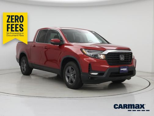 Red 2023 Honda Ridgeline RTL