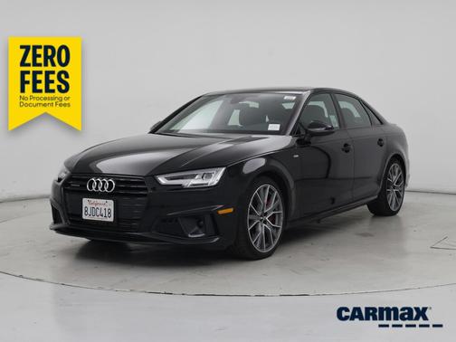 Black 2019 Audi A4 Prestige