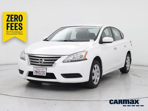 White 2015 Nissan Sentra S