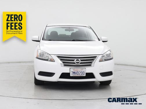 White 2015 Nissan Sentra S