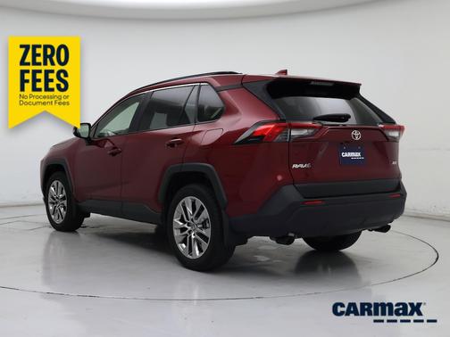 Red 2022 Toyota RAV4 XLE Premium