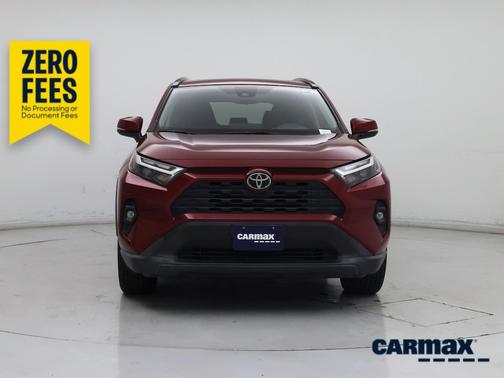 Red 2022 Toyota RAV4 XLE Premium