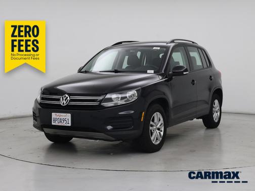 Black 2016 Volkswagen Tiguan SE