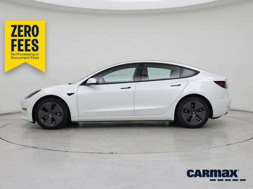 White 2022 Tesla Model 3 Long Range