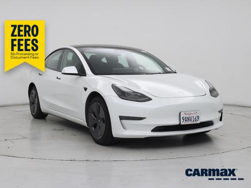 White 2022 Tesla Model 3 Long Range