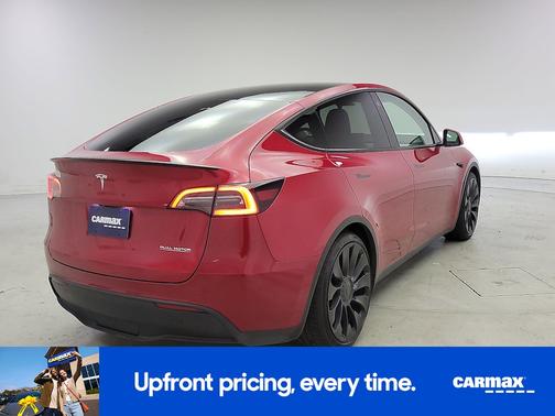 Red 2023 Tesla Model Y Performance