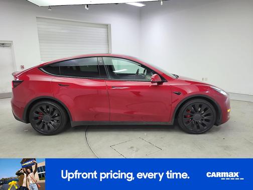 Red 2023 Tesla Model Y Performance