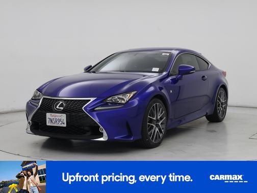 Blue 2015 Lexus RC 350