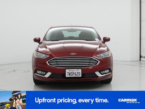 Red 2017 Ford Fusion SE