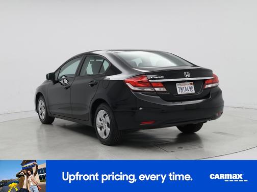 Black 2015 Honda Civic LX