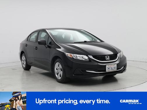 Black 2015 Honda Civic LX