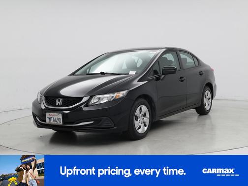 Black 2015 Honda Civic LX