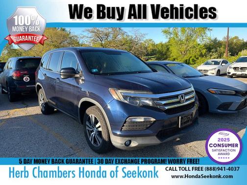 Obsidian Blue Pearl 2016 Honda Pilot EX-L
