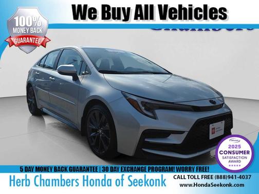 Classic Silver 2025 Toyota Corolla SE
