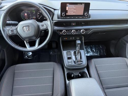 Platinum White Pearl 2025 Honda CR-V Hybrid Sport AWD