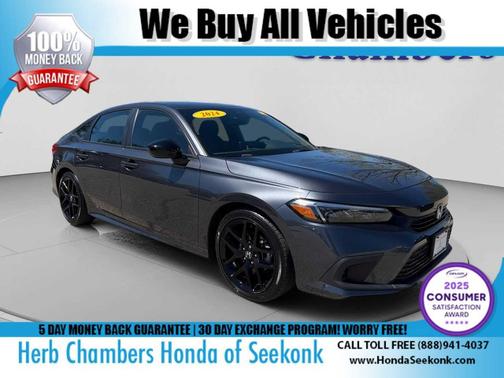 Meteorite Gray Metallic 2024 Honda Civic Sport