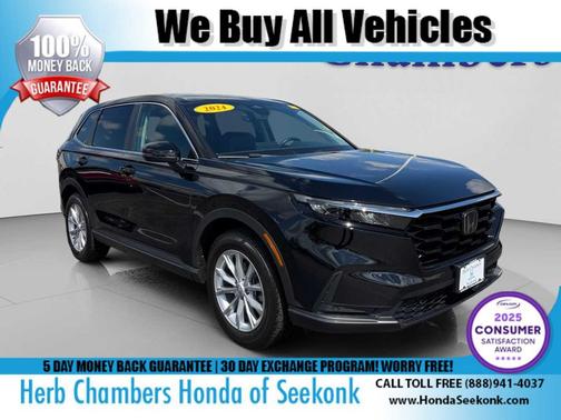 Crystal Black Pearl 2024 Honda CR-V EX-L AWD
